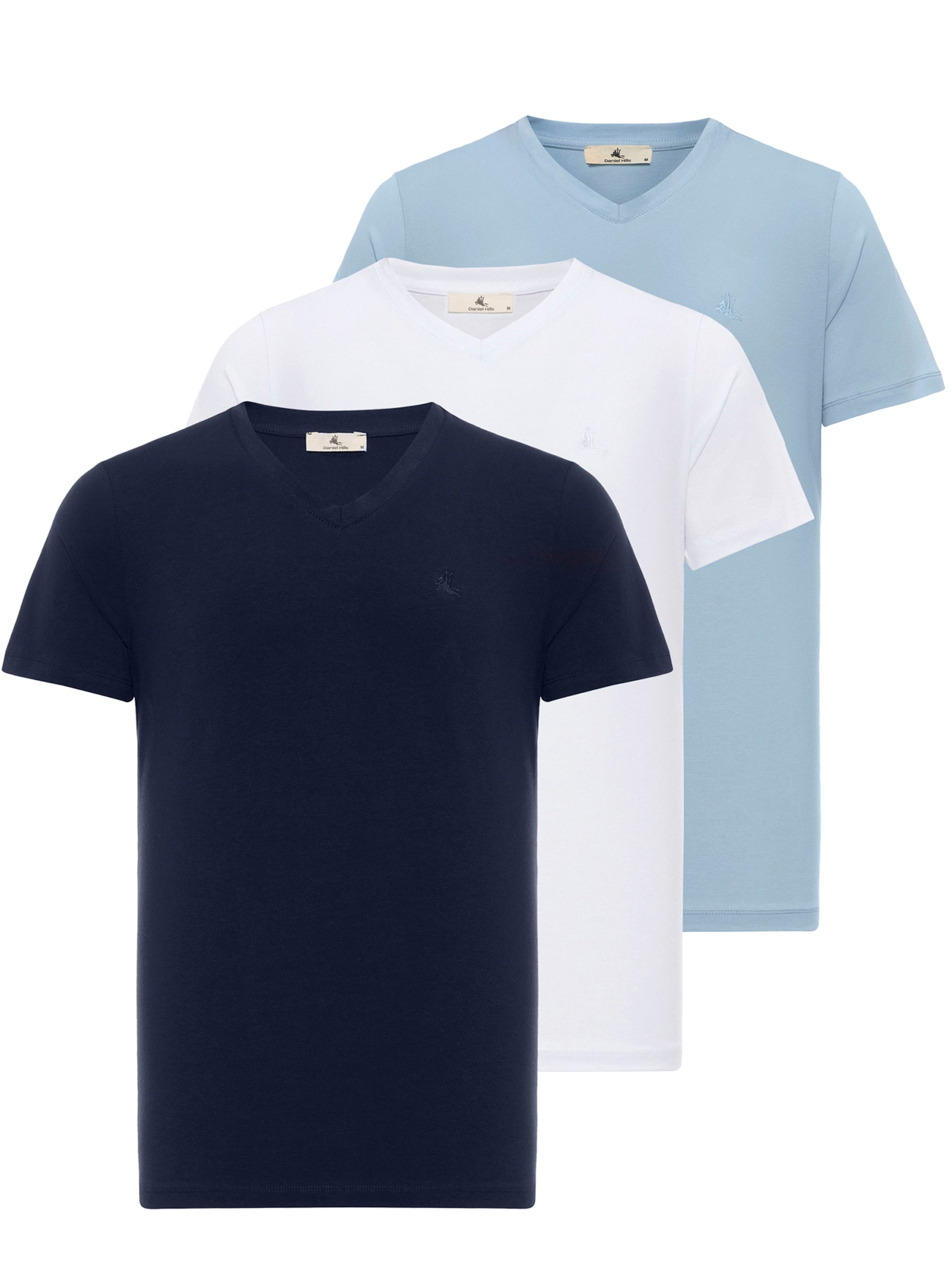 Daniel Hills Tričko – modrá: přední strana