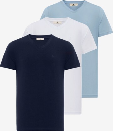 T-Shirt Daniel Hills en bleu : devant