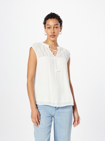 COMMA Bluse in Weiß: Vorderseite