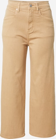 Wide Leg Jean 'Suri' s.Oliver en beige : devant