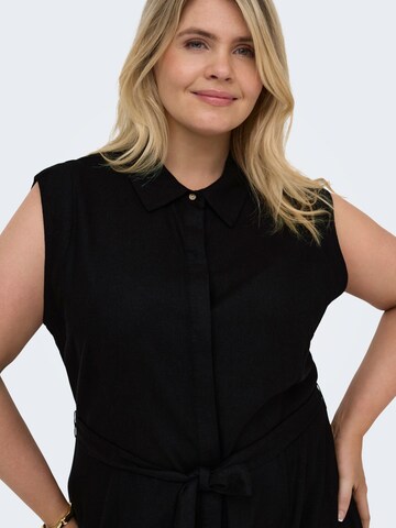 ONLY Carmakoma - Vestido camisero 'CARGOA' en negro