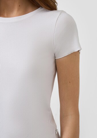 T-shirt QS en blanc