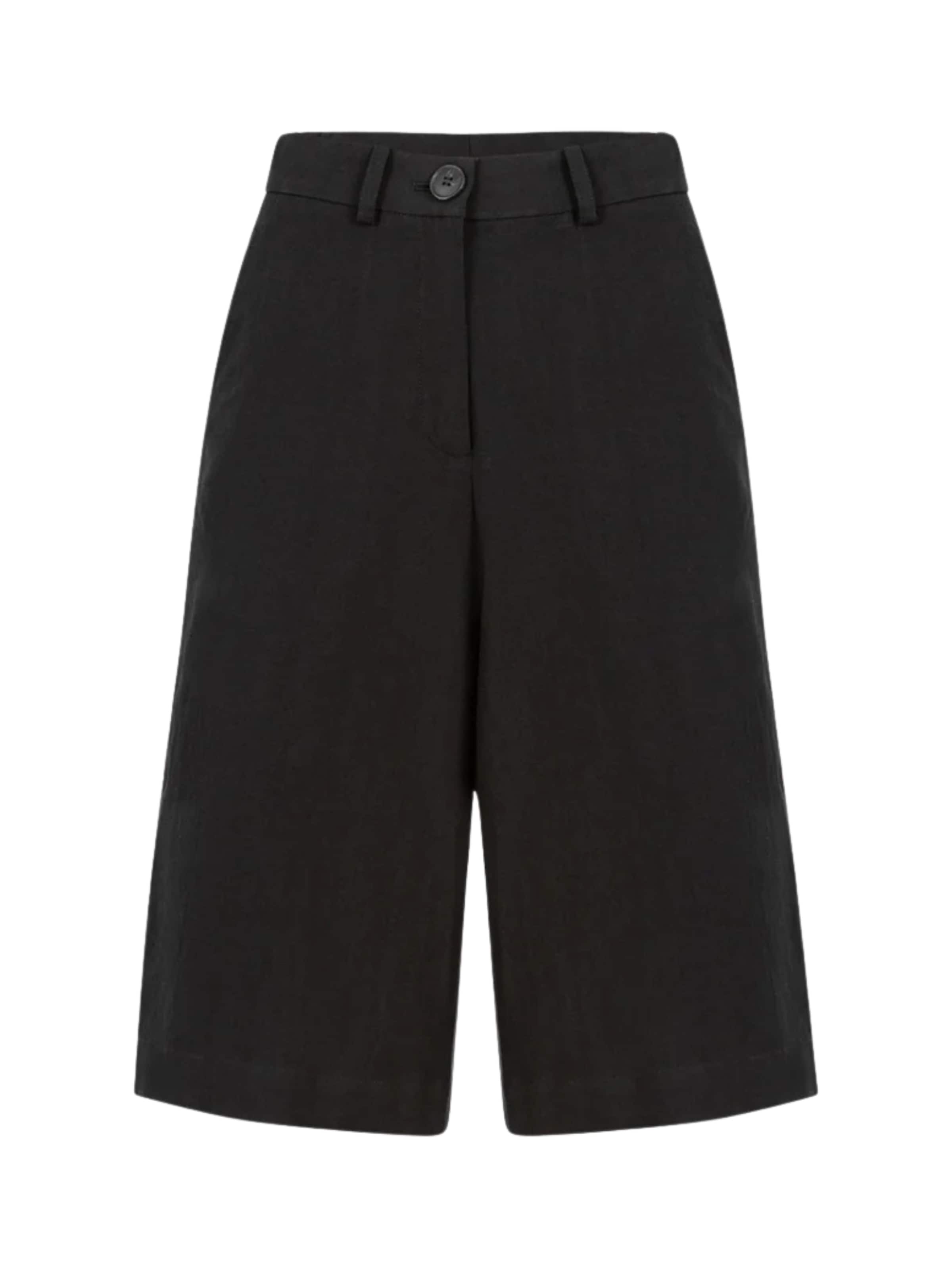 Coster Copenhagen - Regular Calças ' Short ' em preto: frente