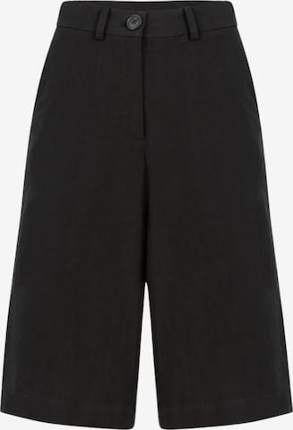 Coster Copenhagen Normální Kalhoty ' Short ' – černá: přední strana