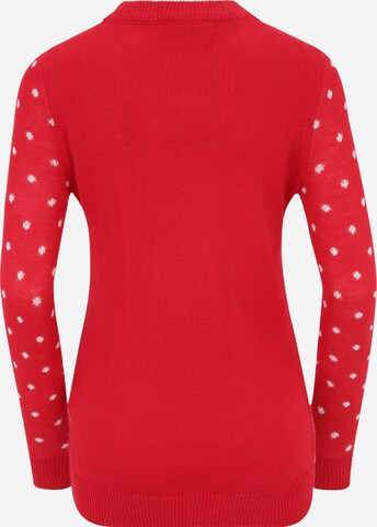 Pullover 'ICELAND' di Vero Moda Maternity in rosso