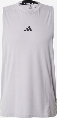 ADIDAS PERFORMANCE Functioneel shirt 'D4T Workout' in Grijs: voorkant