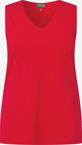 Ulla Popken Shirt in Rood: voorkant