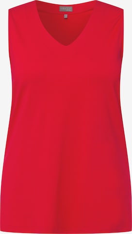 T-shirt Ulla Popken en rouge : devant