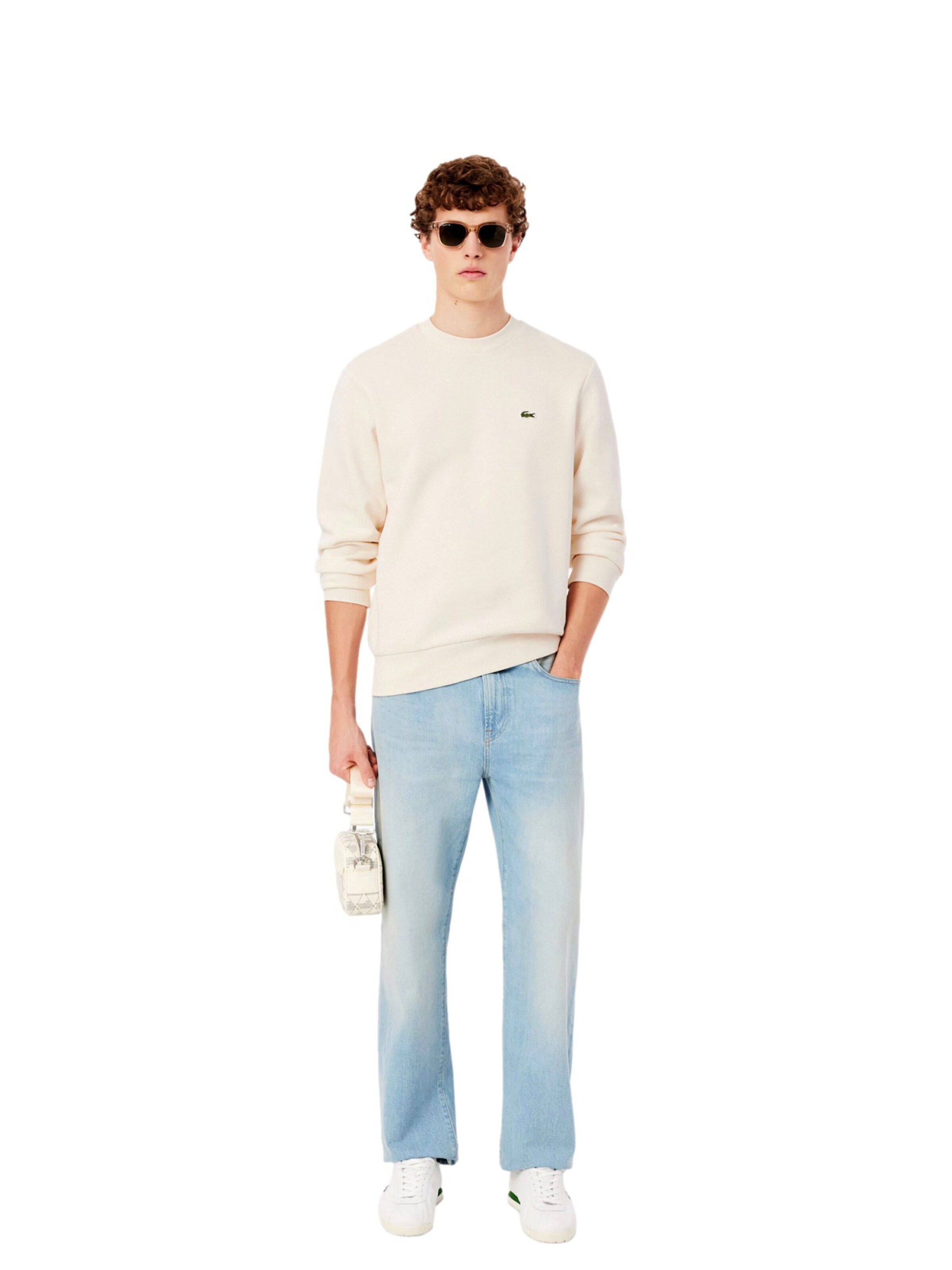 LACOSTE Sweatshirt in Beige