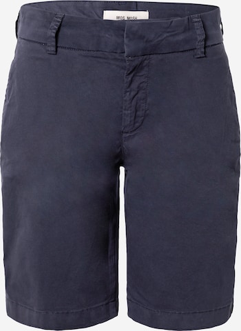 MOS MOSH Regular Chino Pants in Blue: front