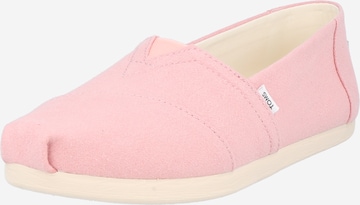 TOMS Classic Flats 'ALPARGATA' in Pink: front