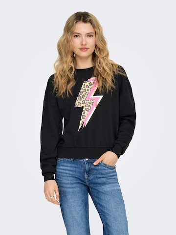 juoda ONLY Megztinis be užsegimo 'ONLARIYA': priekis