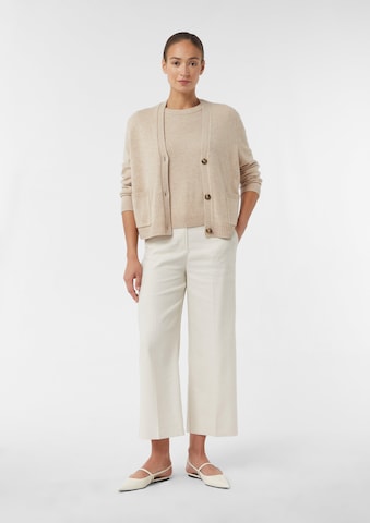 COMMA Gebreid vest in Beige