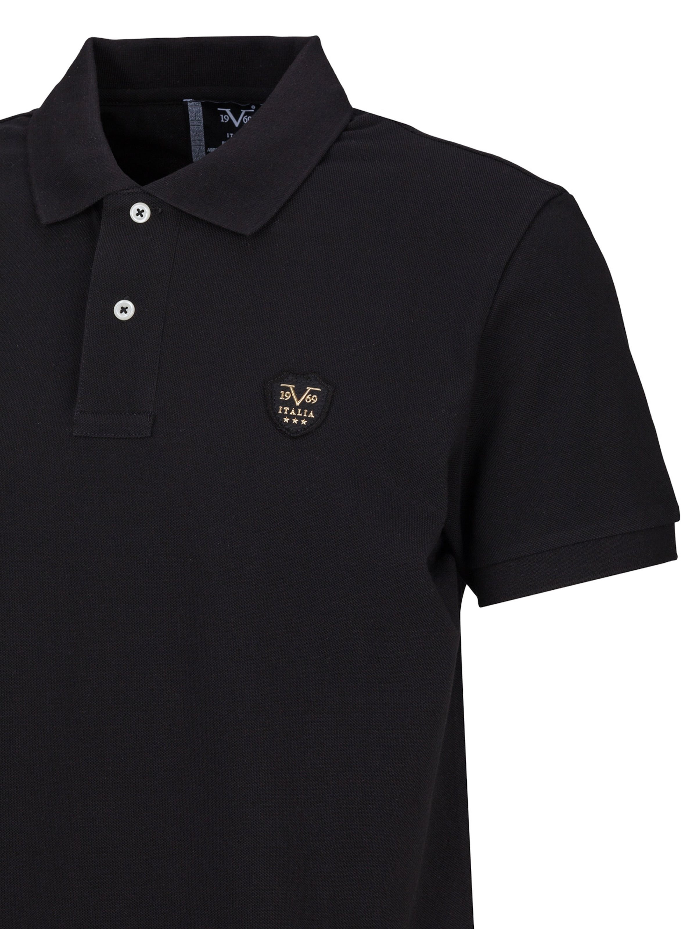 19V69 ITALIA Футболка 'Emilio' в Черный