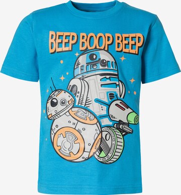 STAR WARS Shirt in Blue: front