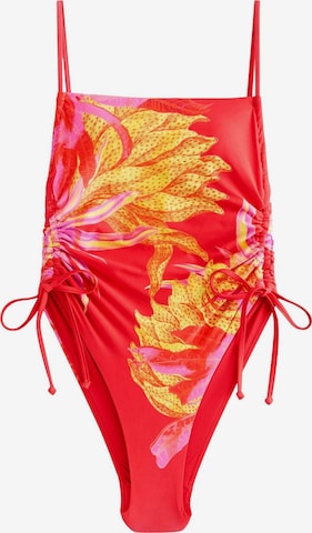 Bandeau Maillot de bain modelant Next en rouge : devant