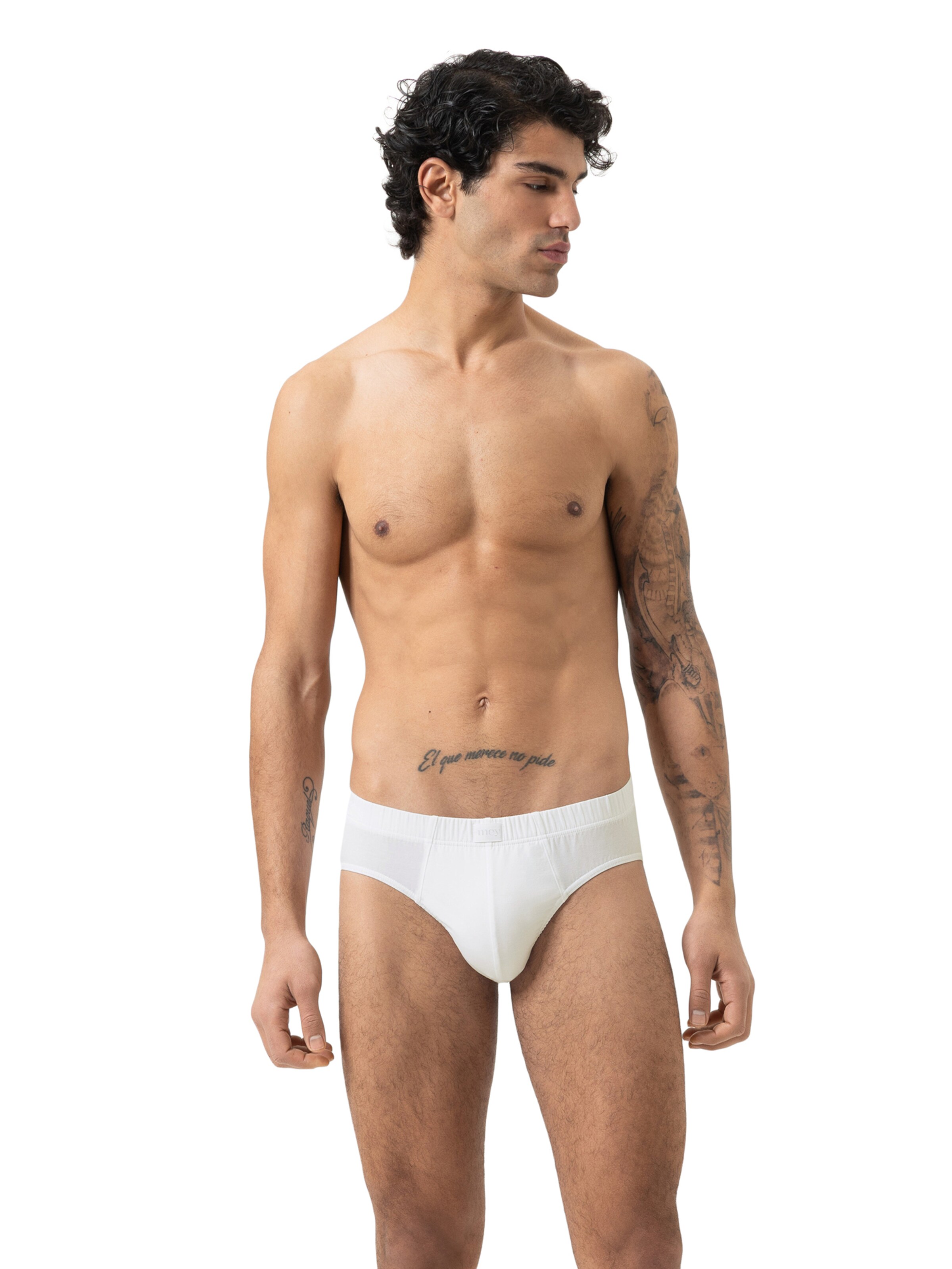 Slip Mey en blanc : devant