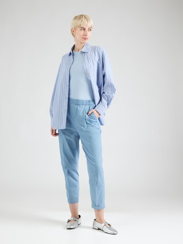 UNITED COLORS OF BENETTON Конический (Tapered) Джинсы с плиссировкой в Синий