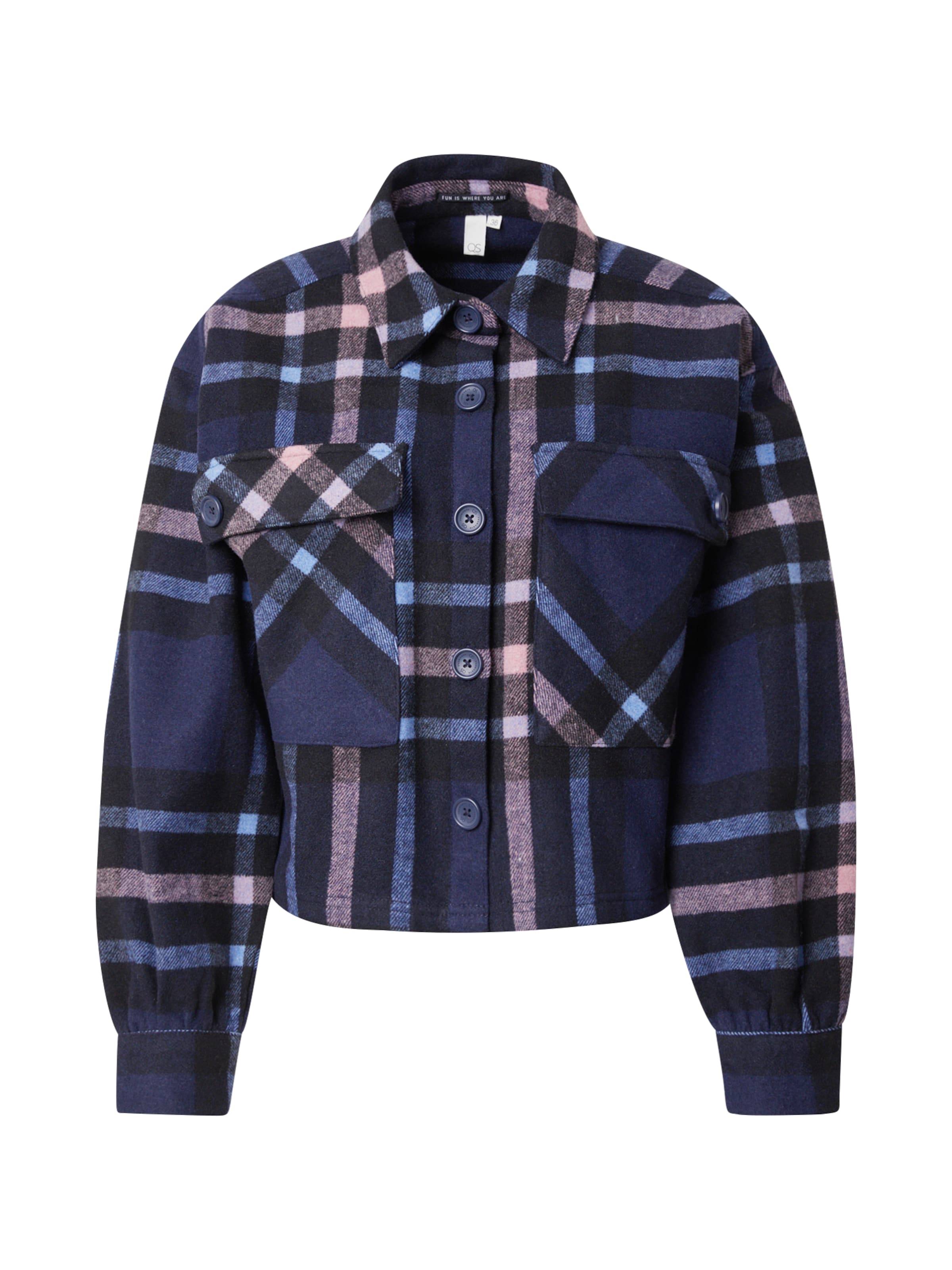 Veste mi-saison QS en bleu : devant