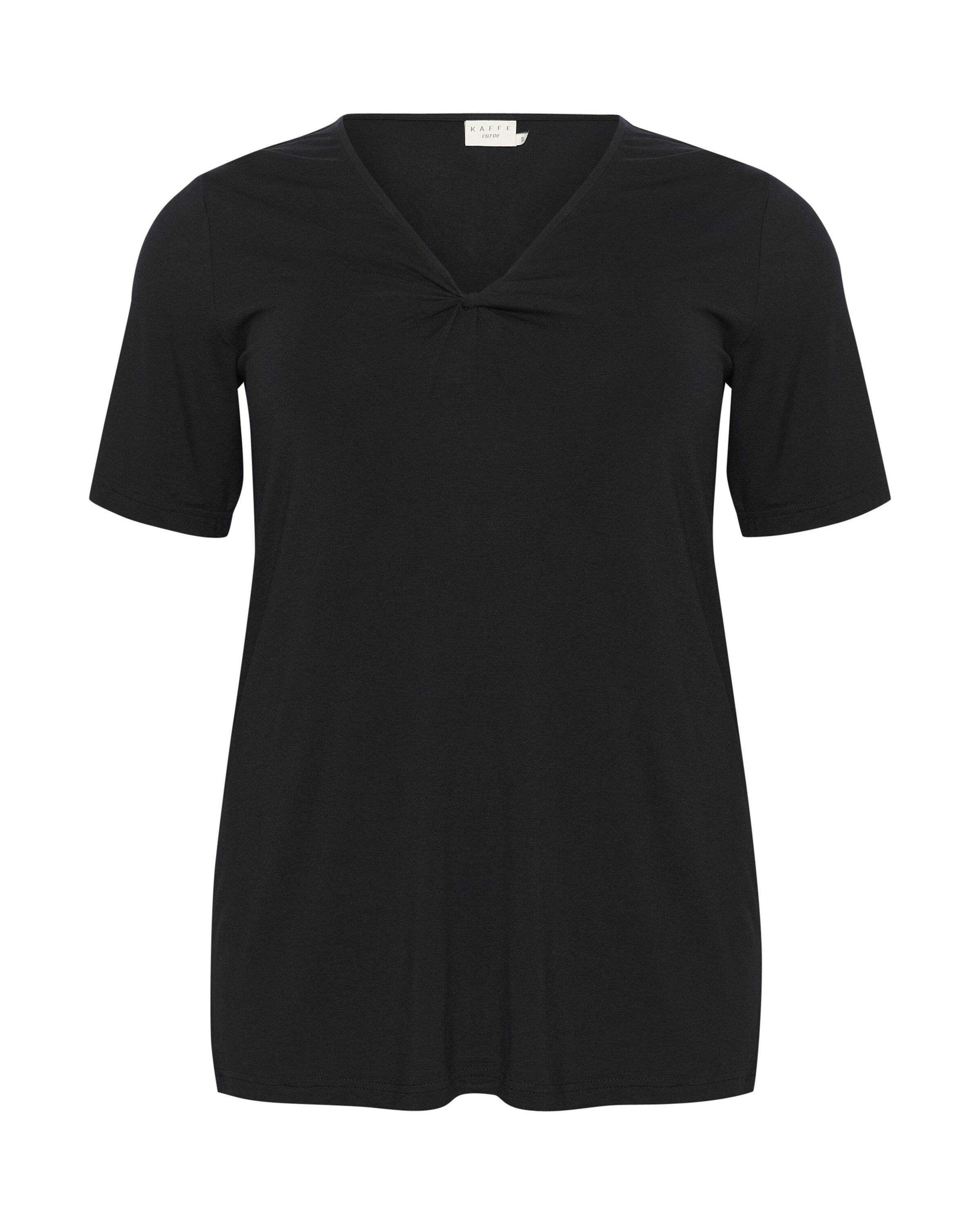KAFFE CURVE Shirt 'Winni' in Black: front