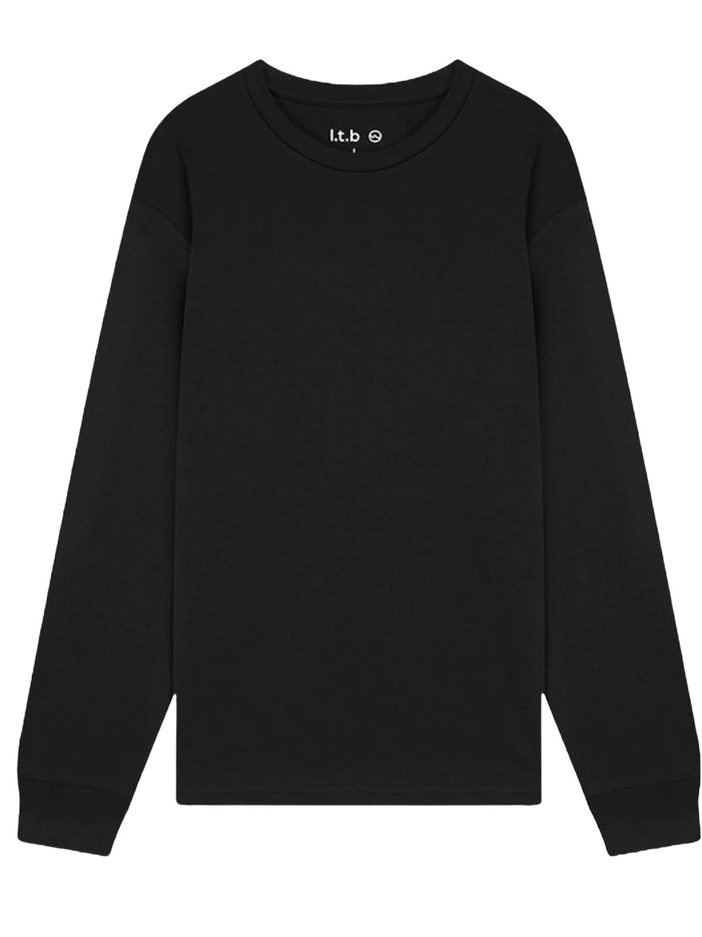 Sweat-shirt LTB Jeans en noir : devant