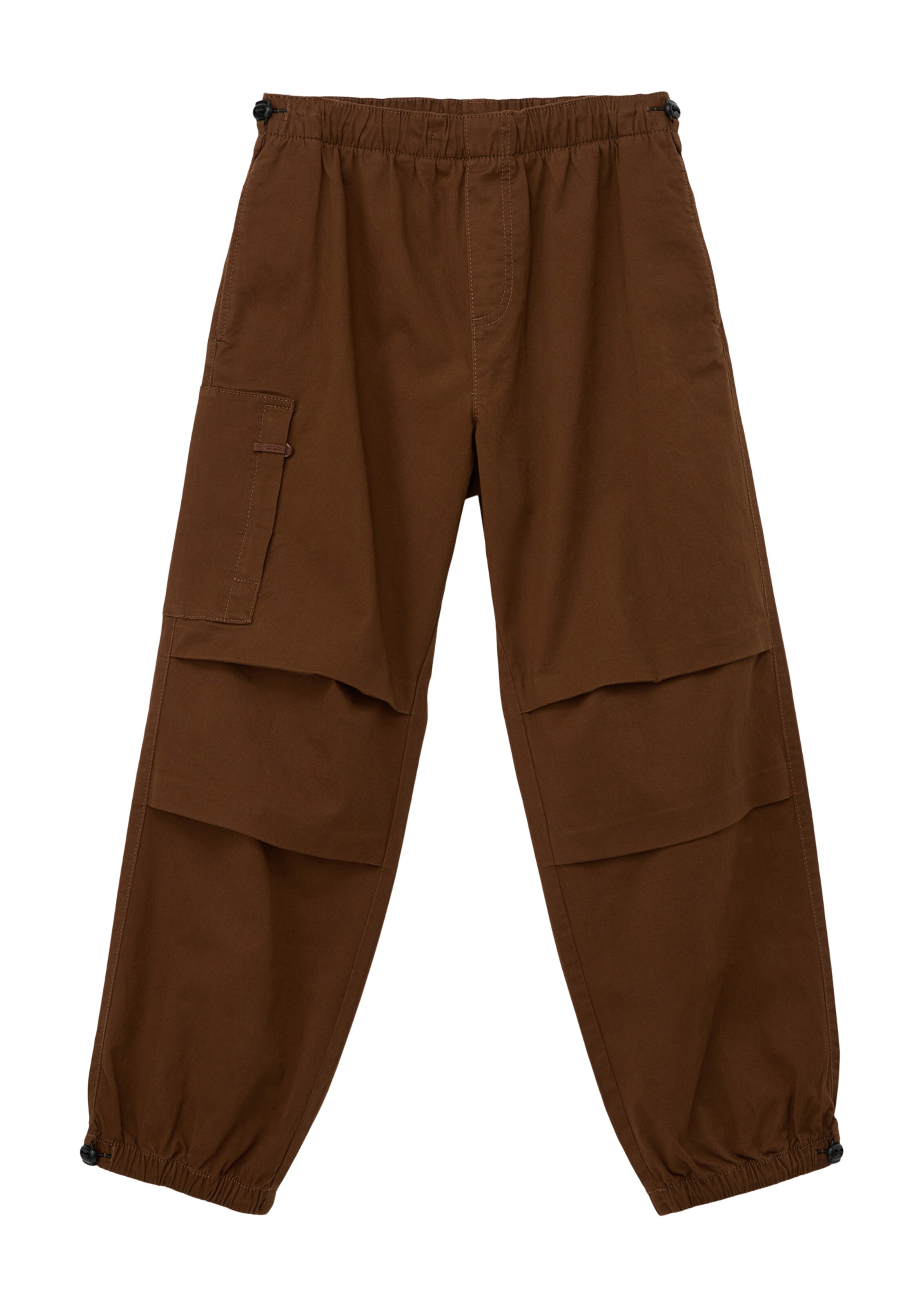 s.Oliver Wide leg Παντελόνι σε καφέ: μπροστά