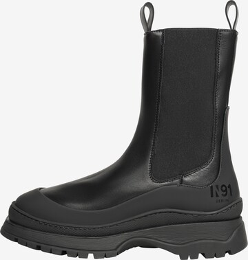 N91 Chelsea boots 'W CB' in Zwart