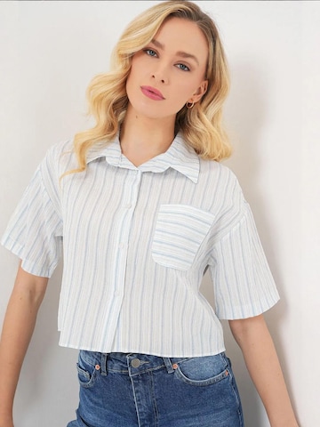 Bigdart Bluse in Blau