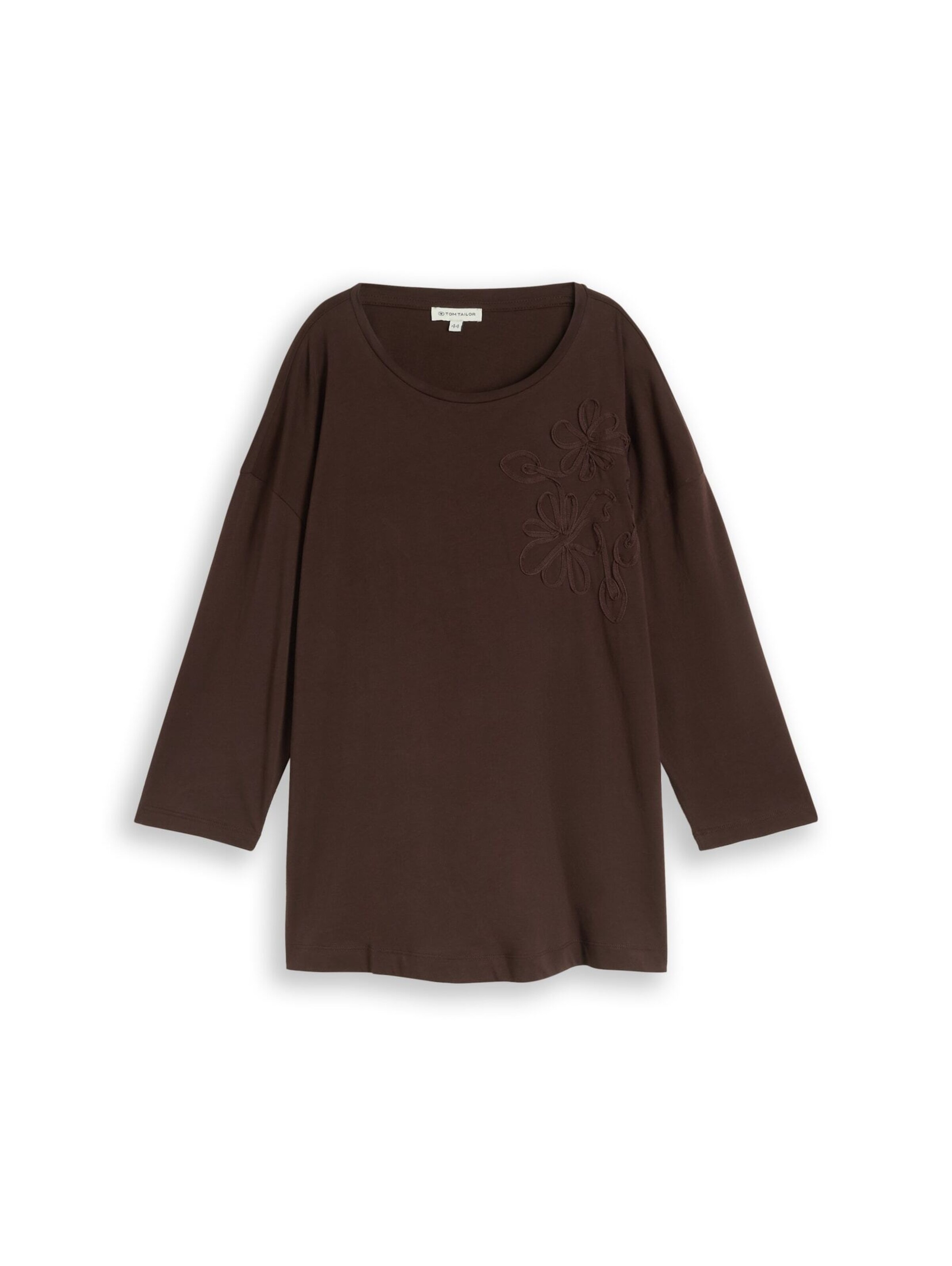 T-shirt Tom Tailor Women + en marron : devant