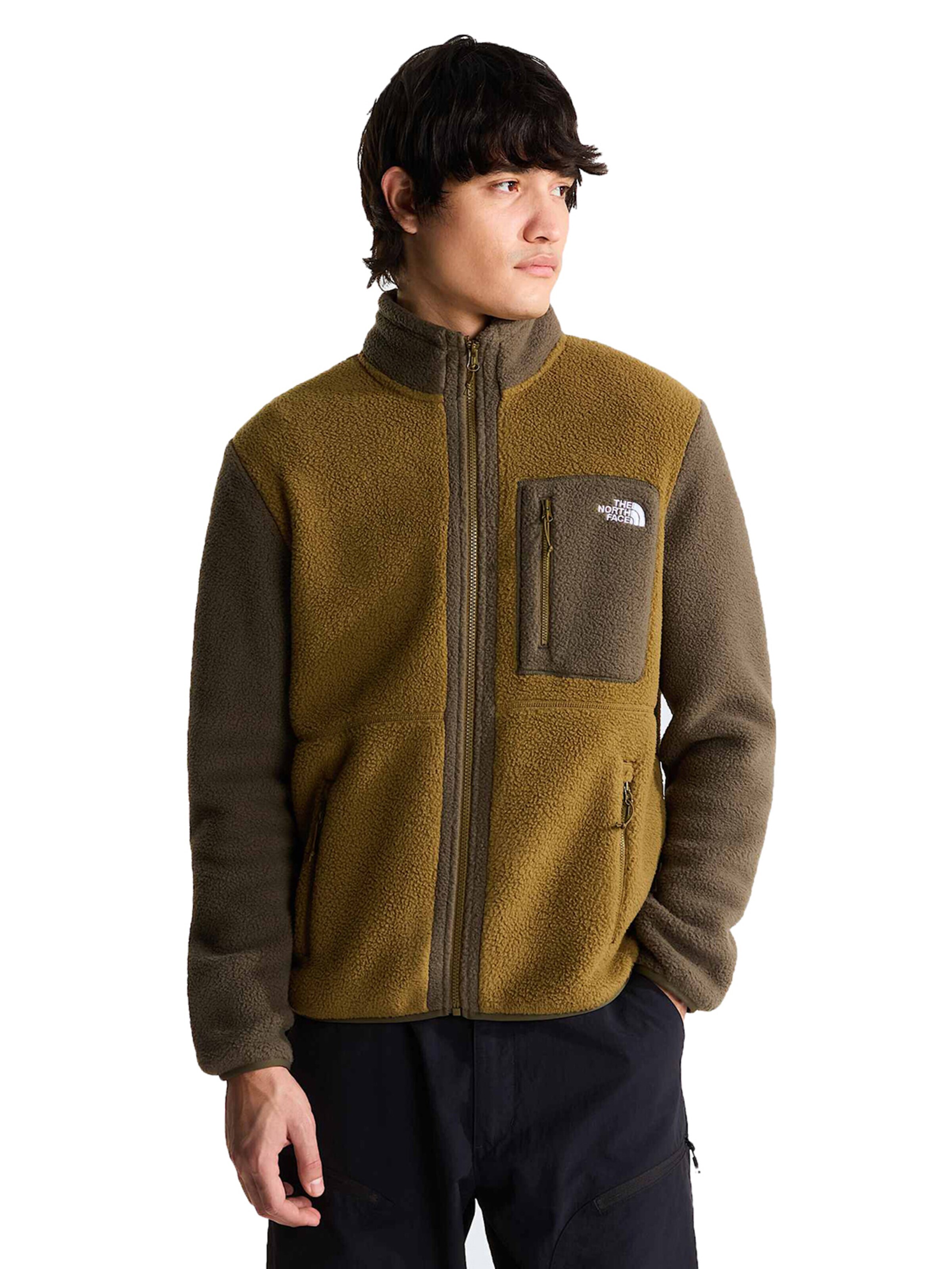 THE NORTH FACE Fleecejacke 'Yumiori'‌ in M in taupe, Produktansicht