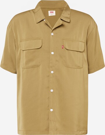 LEVI'S ® Košile 'Levi's® Men's Short Sleeve Pajama Shirt' – béžová: přední strana