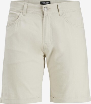 Regular Jean Jack & Jones Junior en beige : devant