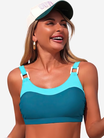 Magicshe Bralette Bikini in Blue