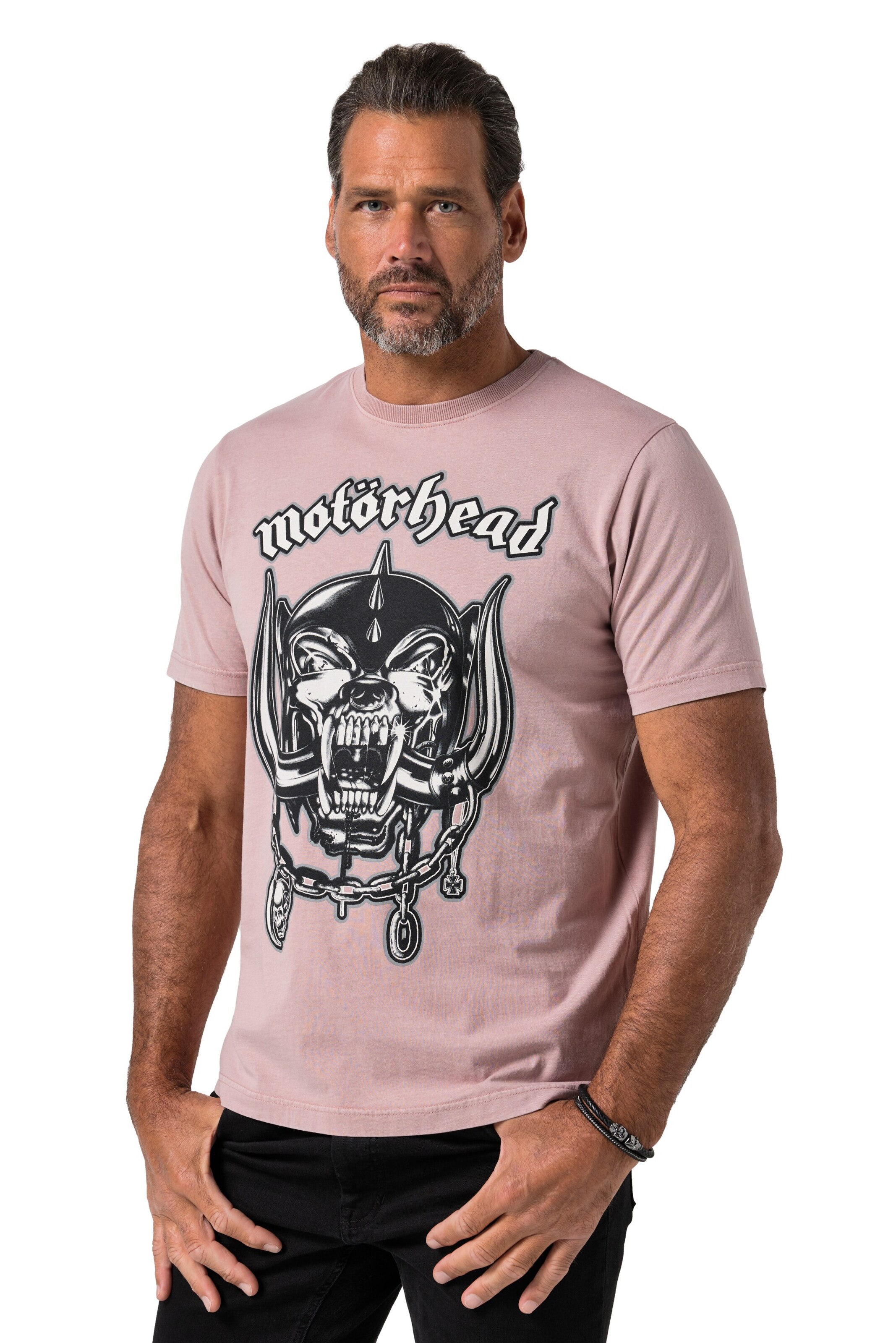 JP1880 Shirt in Roze: voorkant