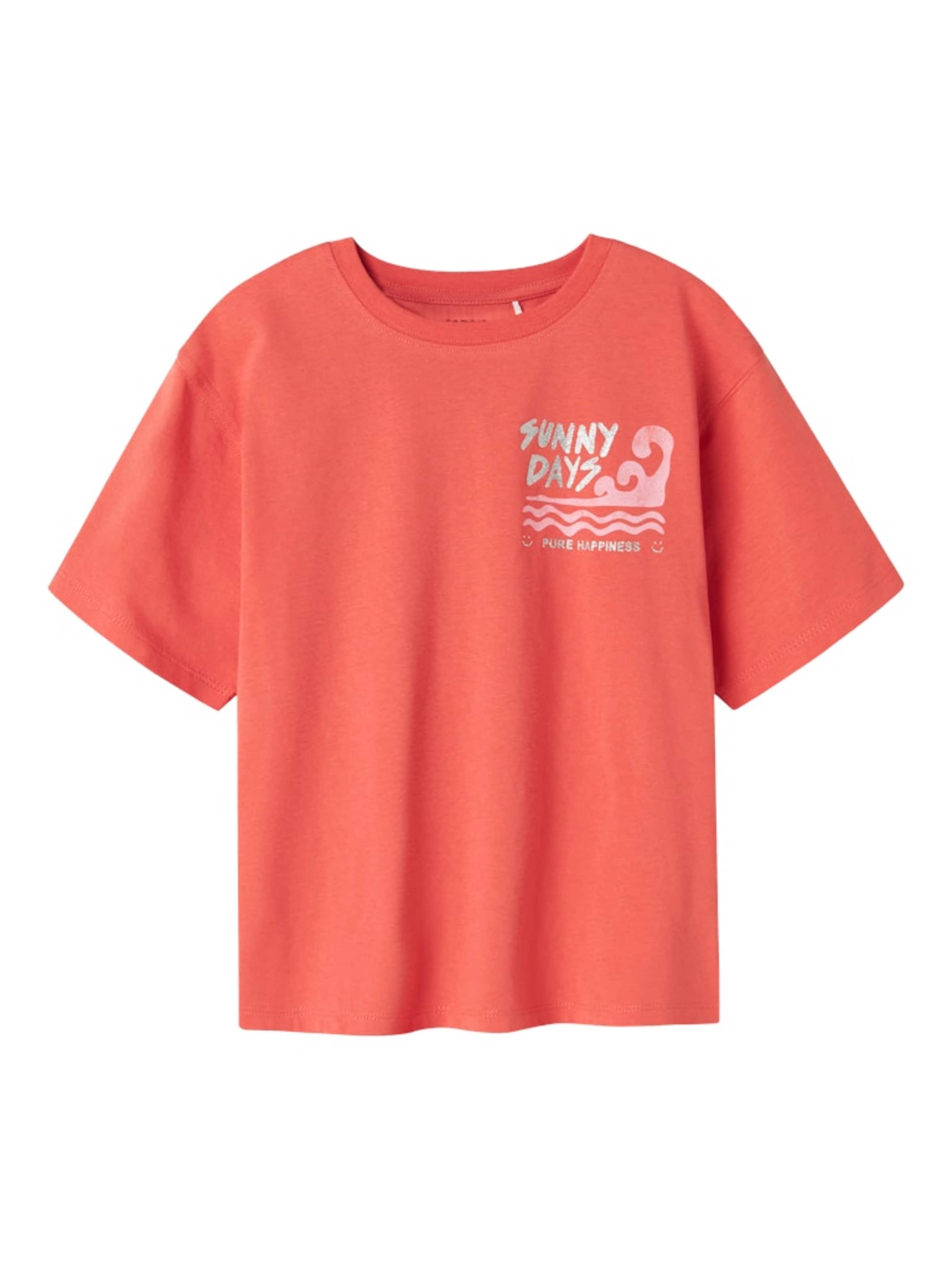 NAME IT Μπλουζάκι 'NKFJely' σε πορτοκαλί: μπροστά