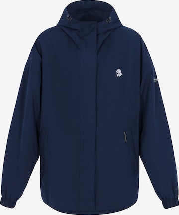 Veste fonctionnelle Schmuddelwedda en bleu : devant