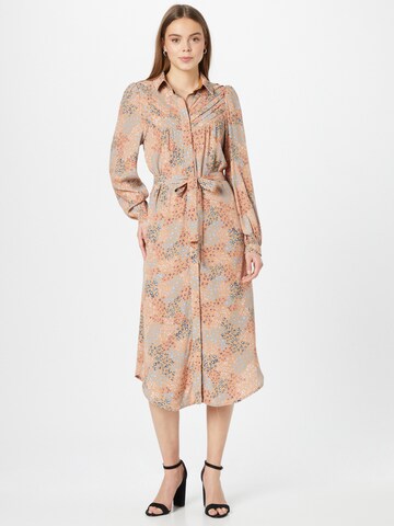 NÜMPH Shirt Dress 'Ville' in Brown: front