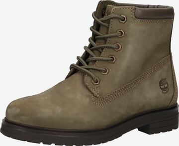 TIMBERLAND - Botines con cordones 'Hannover Hill' en verde: frente