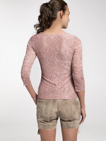 SPIETH & WENSKY Traditional Blouse 'Alheim' in Pink