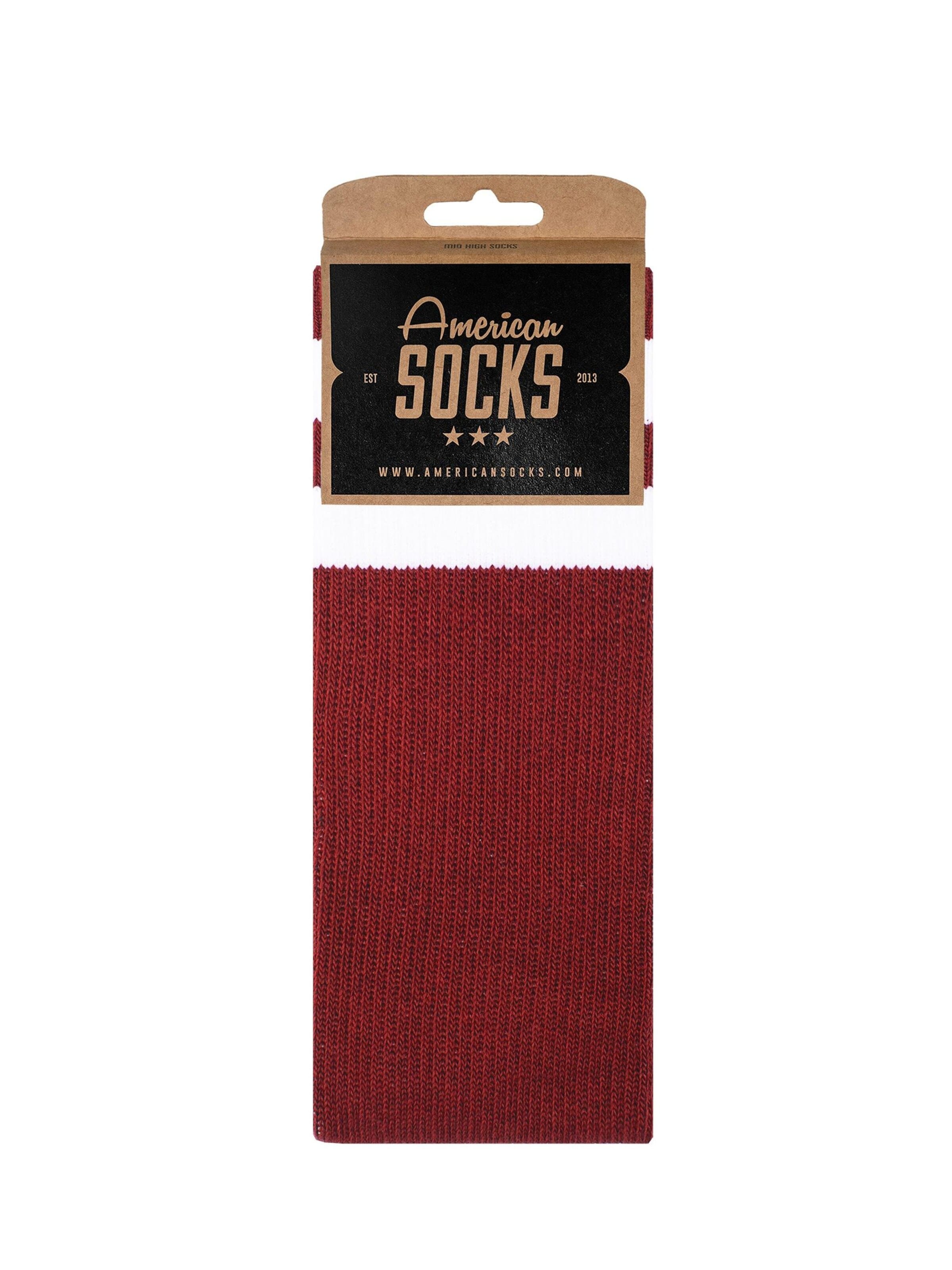 American Socks Socken 'Crimson'‌‌‌‌ in Rot