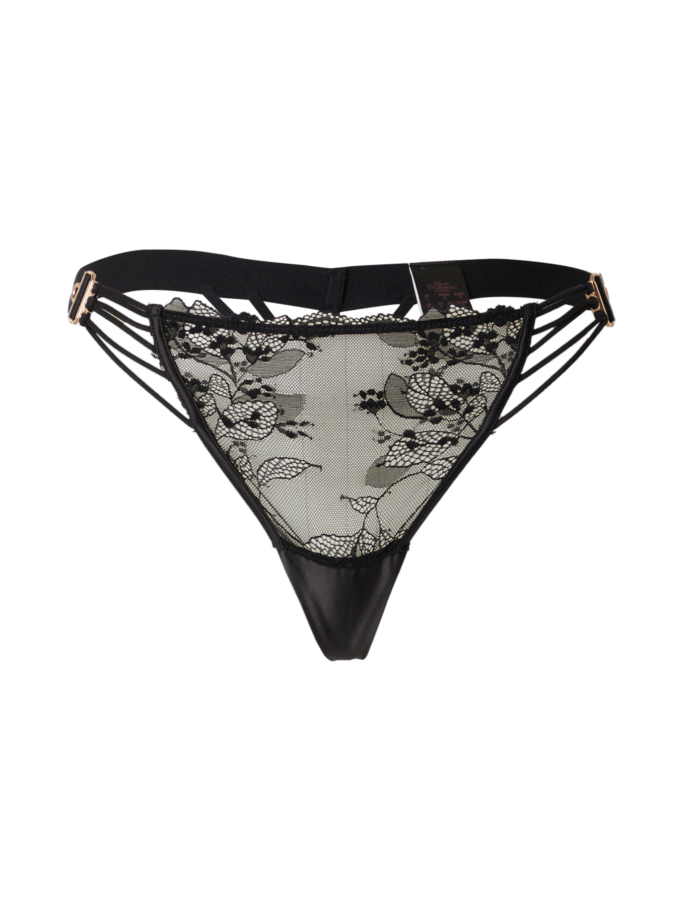 Hunkemöller String 'Avela' i svart: framsida