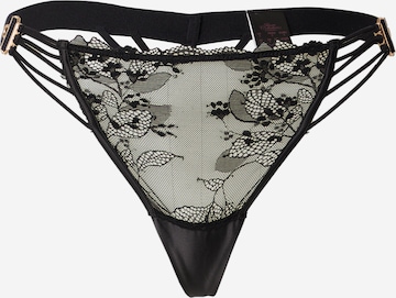 HunkemöllerTanga gaćice 'Avela' - crna boja: prednji dio