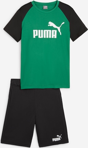 PUMA Športna trenirka | zelena barva: sprednja stran