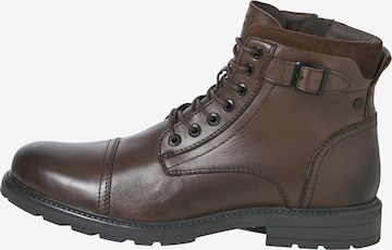 JACK & JONES Nauhabootsit 'JFWCHATSWORTH' värissä ruskea: etupuoli
