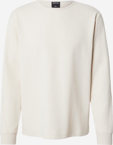 T-Shirt G-STAR en beige : devant