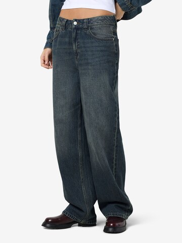 Wide Leg Jean Noisy may en bleu : devant
