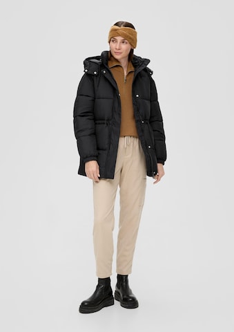 s.Oliver Winter jacket in Black