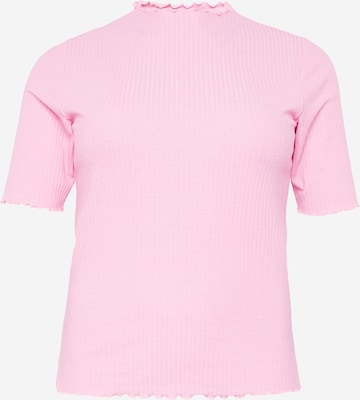 ONLY Carmakoma T-Shirt 'ALLY' in Pink: predná strana