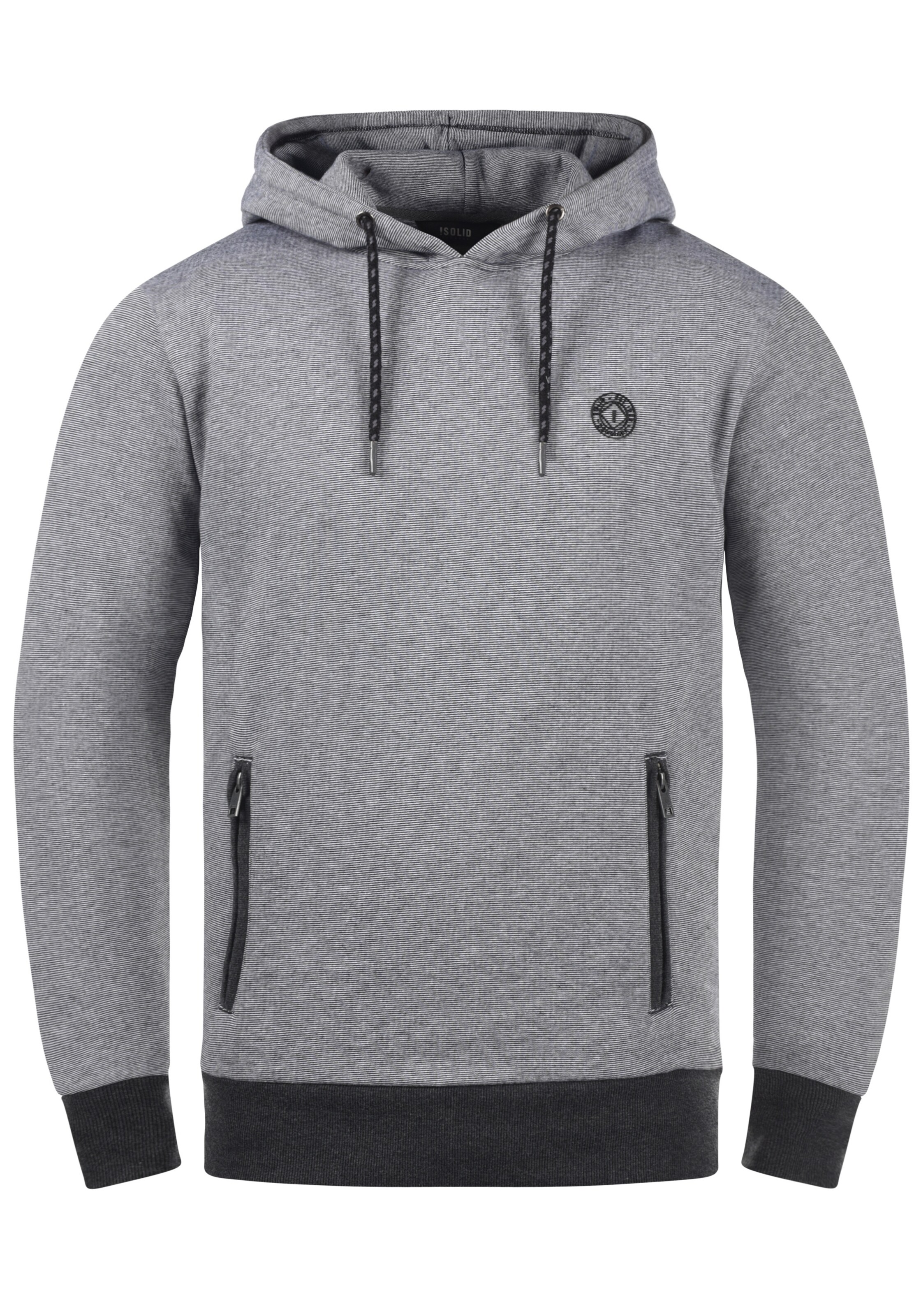!Solid Sweatshirt 'Raffa' in Grijs: voorkant