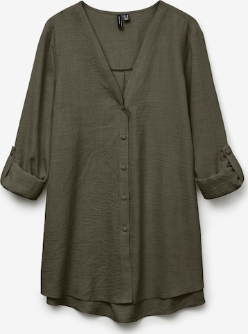 Vero Moda Curve Blouse 'VMMelaney' in Green: front